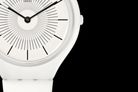Swatch Skinpure SVOW100 White Dial Matte White Silicone Strap-3