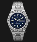 Timex Q Reissue TW2V18300 Blue Dial Stainless Steel Strap-0