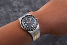 Timex Q Reissue TW2V18500 Black Dial Dual Tone Stainless Steel Strap-8