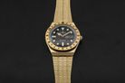 Timex Q TW2V18800 Reissue Men Black Dial Gold Stainless Steel Strap-5