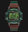 Timex Atlantis TW2V44300 Digital Dial Brown Fabric and Leather Strap-0