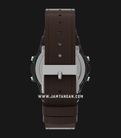 Timex Atlantis TW2V44300 Digital Dial Brown Fabric and Leather Strap-2