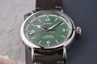 Timex Standard TW2V71200 Men Eco Friendly Green Dial Brown Leather Strap-7