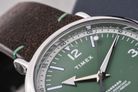 Timex Standard TW2V71200 Men Eco Friendly Green Dial Brown Leather Strap-10
