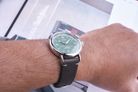 Timex Standard TW2V71200 Men Eco Friendly Green Dial Brown Leather Strap-21