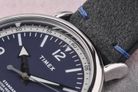 Timex Standard TW2V71300 Men Eco Friendly Blue Dial Black Leather Strap-10