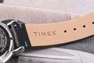 Timex Standard TW2V71300 Men Eco Friendly Blue Dial Black Leather Strap-16