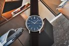 Timex Trend TW2W43700 Gallery Navy Blue Dial Brown Leather Strap-4