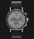 Timex Waterbury TW2W47400 Chronograph Grey Dial Black Leather Strap-0
