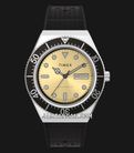 Timex M79 TW2W47600 Automatic Men Champagne Dial Black Rubber Strap-0