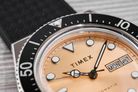 Timex M79 TW2W47600 Automatic Men Champagne Dial Black Rubber Strap-10