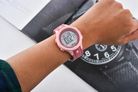 Timex Ironman TW5M62400 T200 Digital Dial Pink Rubber Strap-9