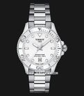 Tissot Seastar 1000 36mm T-Sport T120.210.11.011.00 White Dial Stainless Steel Strap + Extra Strap-0