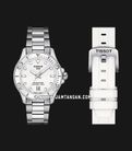 Tissot Seastar 1000 36mm T-Sport T120.210.11.011.00 White Dial Stainless Steel Strap + Extra Strap-1