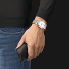 Tissot T-Classic T129.410.22.013.00 Dream White Dial Dual Tone Stainless Steel Strap-3