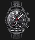 Tissot T-Sport T131.617.36.052.00 PRS 516 Chronograph Black Dial Black Leather Strap-0