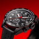 Tissot T-Sport T131.617.36.052.00 PRS 516 Chronograph Black Dial Black Leather Strap-3