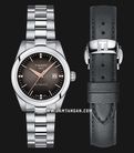 TISSOT T-My Lady T132.007.11.066.01 Graded Dial Stainless Steel Strap + Extra Leather Strap-0