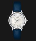 TISSOT T-Lady T133.210.16.116.00 Odaci-T White Mother of Pearl Dial Blue Leather Strap + Extra Strap-0